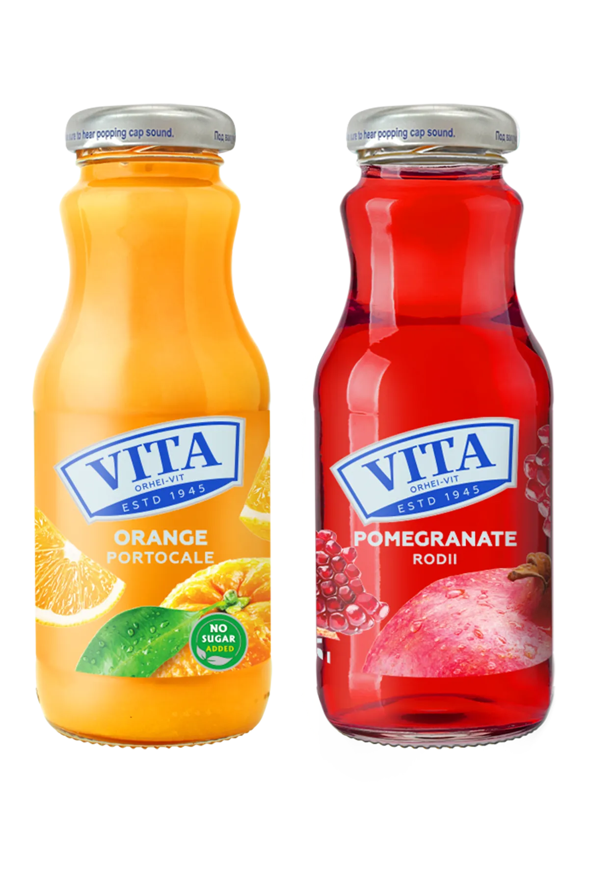 Бутылка сока Vita 250 мл в стекле