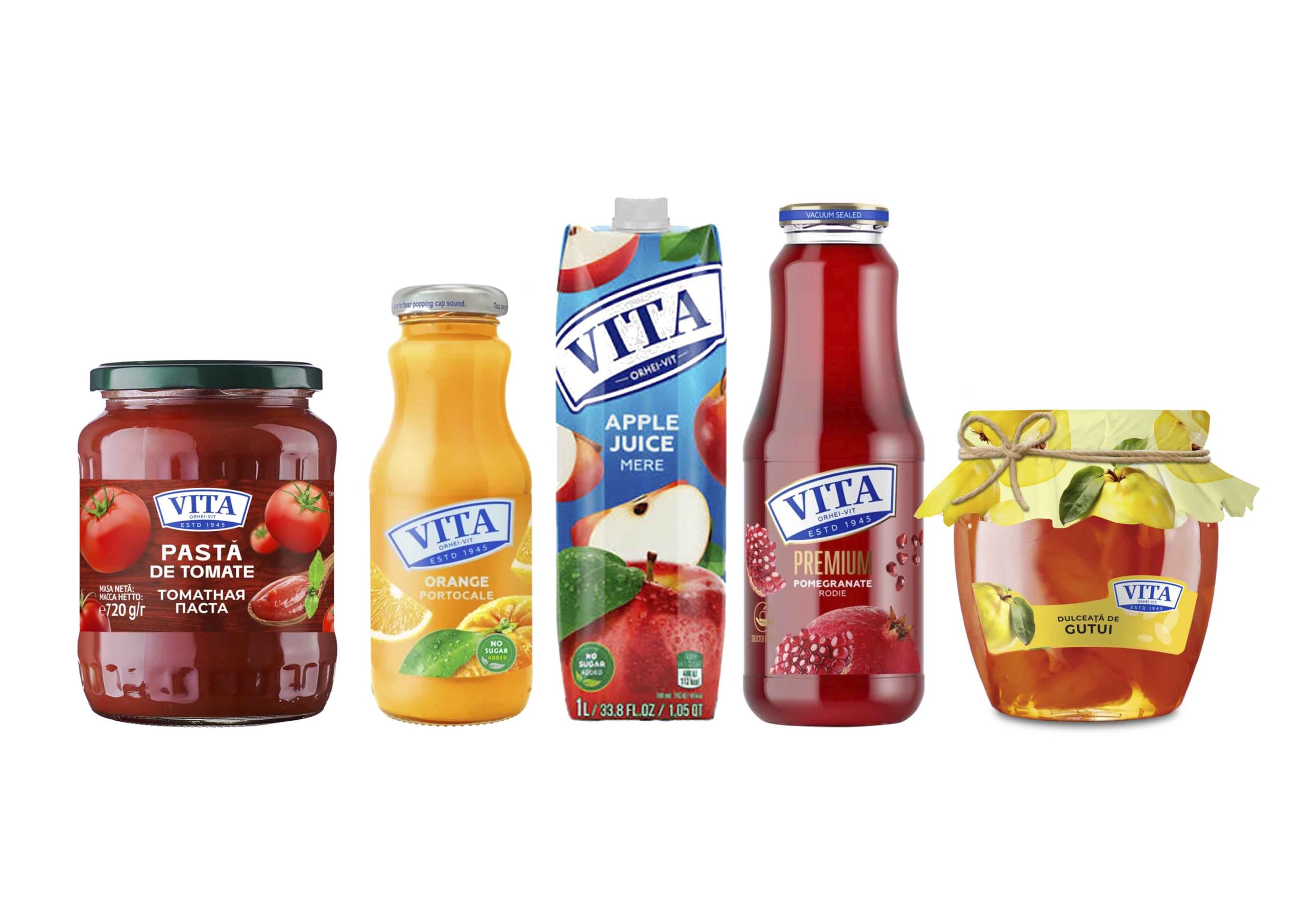 VITA — brand Orhei-Vit, sucuri, nectaruri și conserve