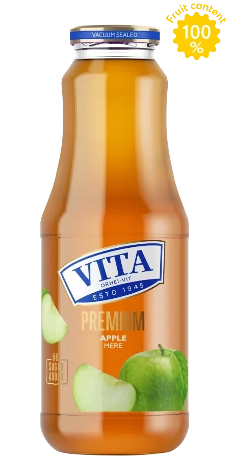 Suc Vita Premium Mere 1 L – sticlă