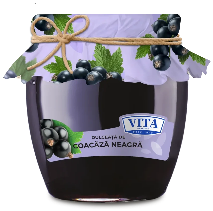 Vita Dulceață de coacăză neagră – borcan
