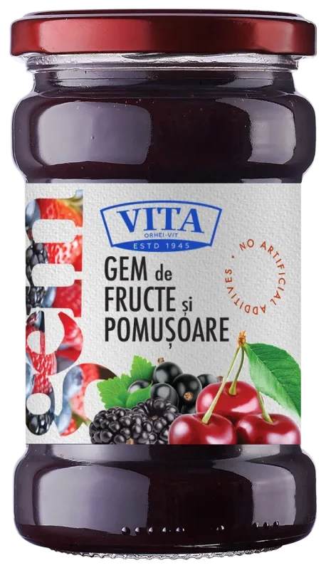 Vita Gem de fructe și pomușoare – borcan