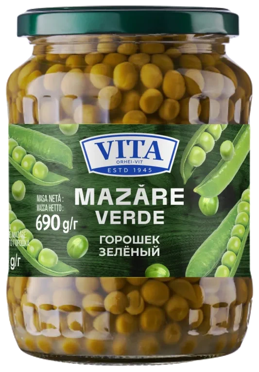 Vita Mazăre verde 690 g – borcan