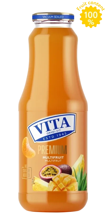 Suc Vita Premium Multifruct 1 L – sticlă