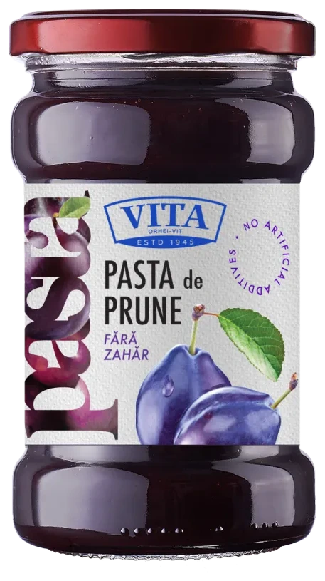 Vita Pastă de prune fără zahăr – borcan