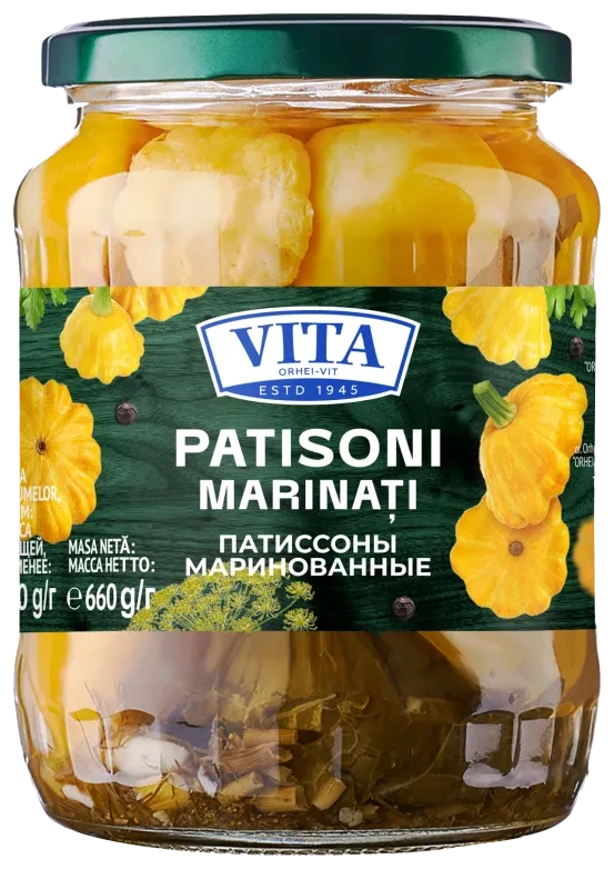 Vita Patisoni marinați – borcan
