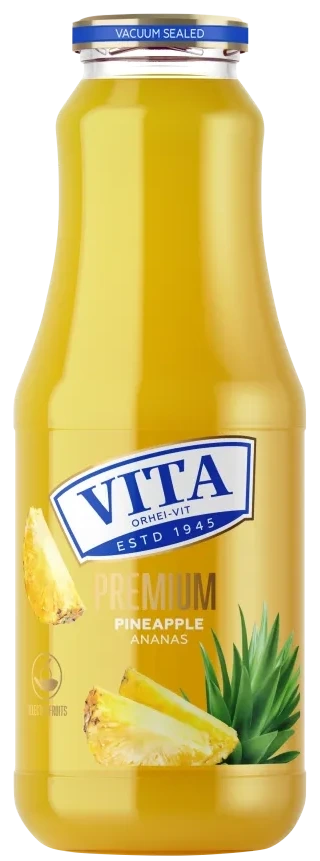 Suc Vita Premium Ananas 1 L – sticlă