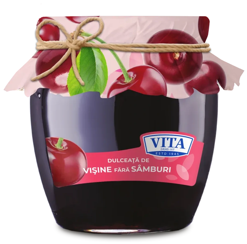 Vita Dulceață de vișine fără sâmburi – borcan