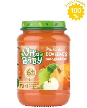 Vita Baby Piure de dovleac și mere – borcan