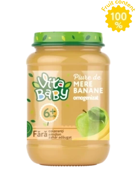 Vita Baby Piure de mere și banane – borcan